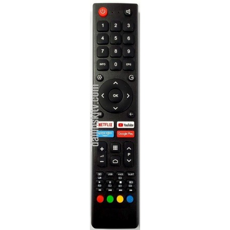 Daljinski upravljač za Strong LED televizor sa Netflix i YouTube tasterima